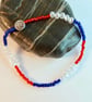 Sparkly Red, White & Blue Coronation Bracelet - Free UK Delivery - Image 5