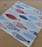 Four 'Nautical & Fish' Paper Napkins - Image 5
