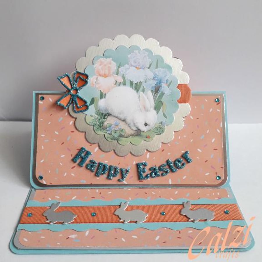 Easter Bunny Easel Card