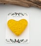 Yellow Fused Glass Heart - Image 5