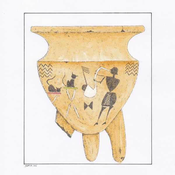 The Musical Cat Tripod Cooking Vessel