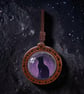 Stardust cat pendant necklace 