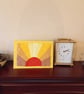 Card. Sunrise or sunset patchwork card, any occasion. Blank card. Birthday card  - Image 2