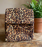 Leopard Print Handmade Insulated Lunch bag  - Image 1
