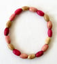 Wooden elastic bracelet - stretch bracelet
