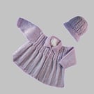 VINTAGE KNITTING PATTERN PDF Matinee Coat and Hat