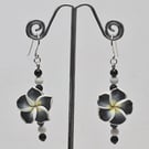 Mono Blossom Earrings