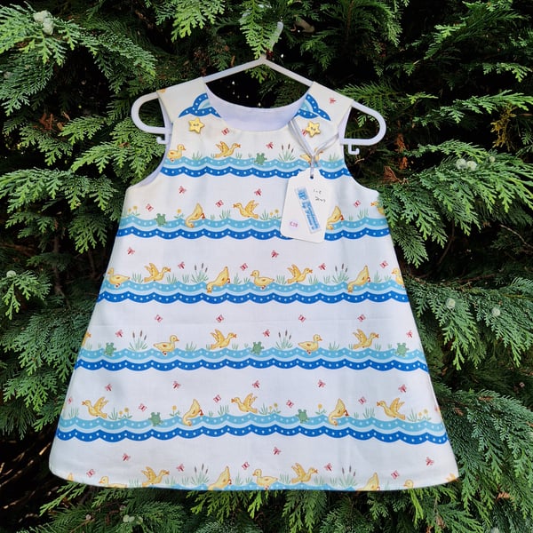 Age: 1-2yr Ducks and Waves Dress