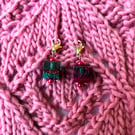 Resin Bead stitch markers - set of 2
