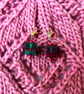 Resin Bead stitch markers - set of 2