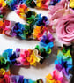 Felt Tinsel Garland, Rainbow Confetti Bunting, Eclectic Bohemian Party Decor - Image 2