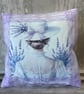 Boudoir Cushion - Lavender Shabby Chic - PB7 0019