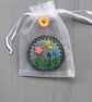 Hand Embroidered Buzzing Bee Brooch - Image 5
