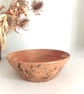 thrown pottery footed Bowl, Multicolored flecks, food Serving, artisan food bowl
