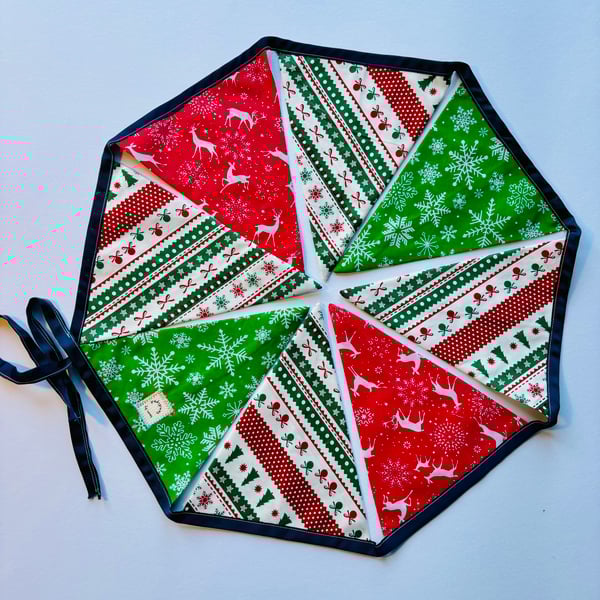 Christmas bunting - fabric