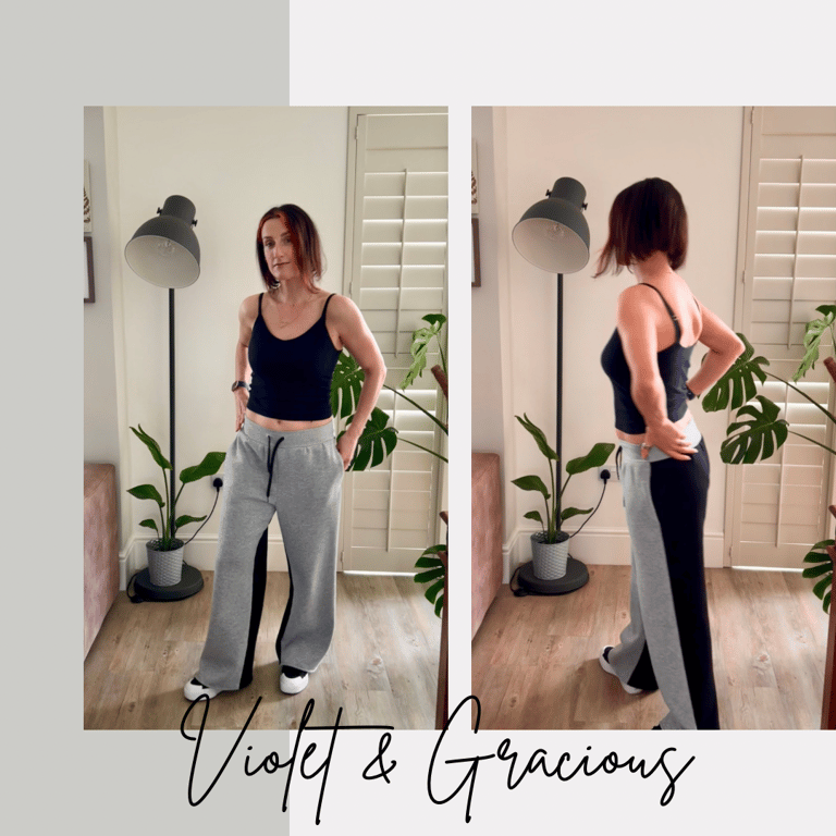 Joggers . Jogging Bottoms . Tracksuit Bottoms .  Lounge Pants . size 8