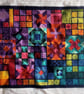 328 - Patchwork Quilt Block Cross Stitch Pattern: Ocean Coral Folk Art (PDF) - Image 8