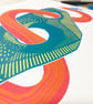 Donkey Monolith No.17 three-colour A3 screen-print - Image 4