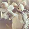 Snowberry Mouse READY MADE decoration