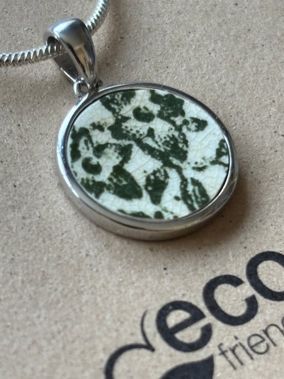Handmade Pendant, Unique, Eco Friendly gifts, Sterling Silver.