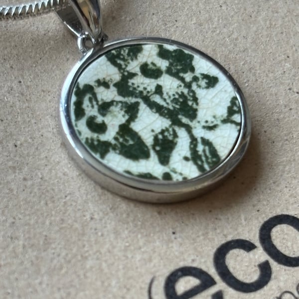 Handmade Pendant, Unique, Eco Friendly gifts, Sterling Silver.
