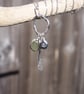 Sterling Silver Sea Glass Cluster Pendant Necklace, Recycled Materials - Image 2