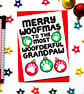 Christmas Card from the Dog, Dogs, Cat, Cat, To Grandpa, Grandpaw - Image 6