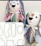 Memory Bunny Rabbit Acrylic Sewing Templates Medium - Image 2