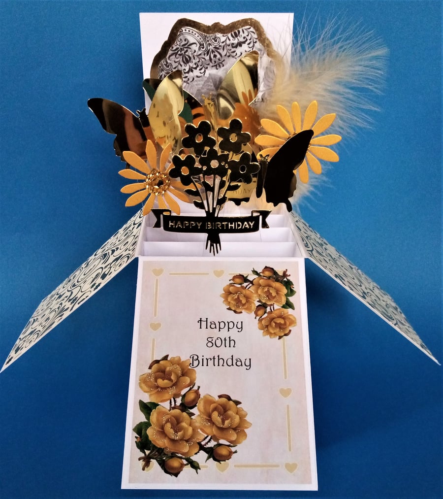 Ladies 80th Birthday Card
