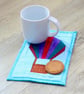 Hot Air Balloon Mug Rug Coaster - Image 7