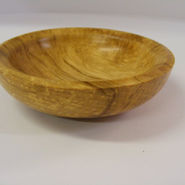 Spalted beech bowl