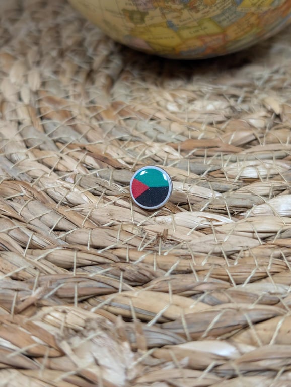 Martinique Flag Map Pin – Caribbean Travel Map Push Pin for Wooden Maps