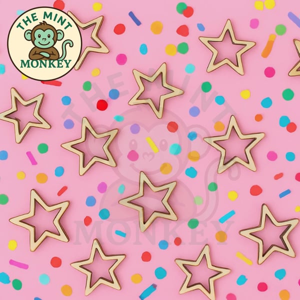 Wooden Star Confetti Rustic Scatter Hearts Party Wedding Table Decoration 20mm