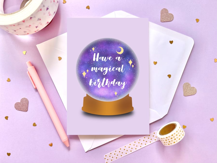 Seconds Sunday, Witch Wizard Magical Birthday Card