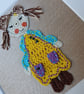 Crocheted picture "Isabelle" - Image 3