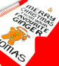 Funny Christmas Card From Your Favourite Ginger Personalised Gingerbread him her - Image 3