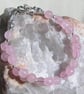 SALE - Rose Quartz Gemstone Beaded Chakra Bracelet "Amado" - Image 4