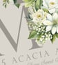 Floral Home Personalised Print  - 2 colours available - Image 2