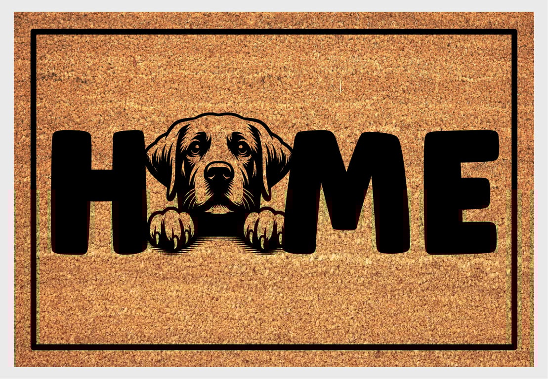 Labrador Retriever Home Door Mat No.1 - Labrador Retriever Welcome Mat - 3 Sizes