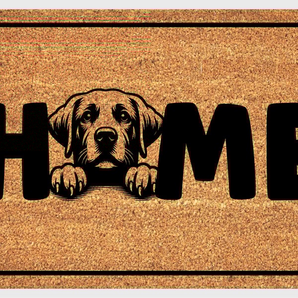 Labrador Retriever Home Door Mat No.1 - Labrador Retriever Welcome Mat - 3 Sizes