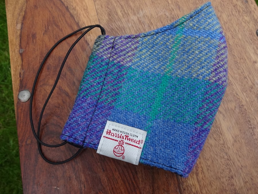 Harris Tweed Face Mask size MEDIUM