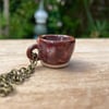 Wheel Thrown Mini Mug Necklace