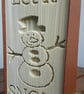 Snowman CUT & FOLD Book Folding Pattern - EMAILED PDF PATTERN - Image 3
