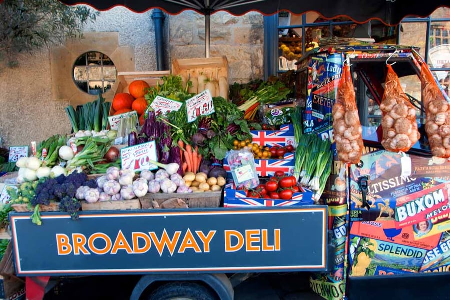 Broadway Deli Cotswolds Worcestershire England UK Photograph Print