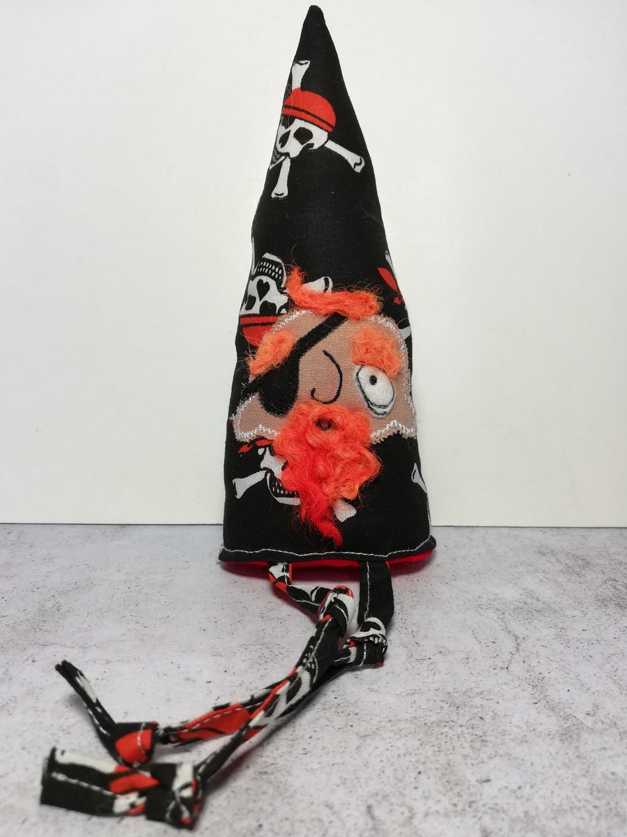 Pirate Gnome, Harri Morgan with Eye Patch & Ginger Beard