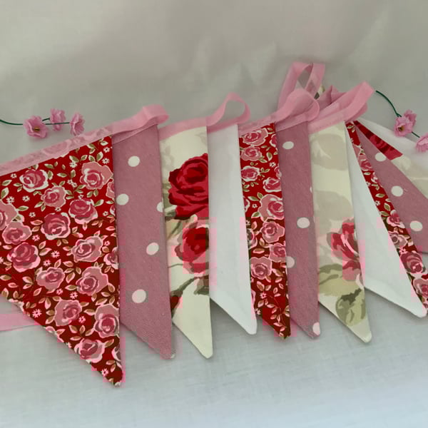 Perfect Imperfect, Floral Bunting, Kitchen Bunting, Flags, Home Decor