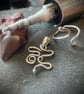 Handmade Kundalini Awakening Snake Pendant, Necklace Sterling Silver - Image 10