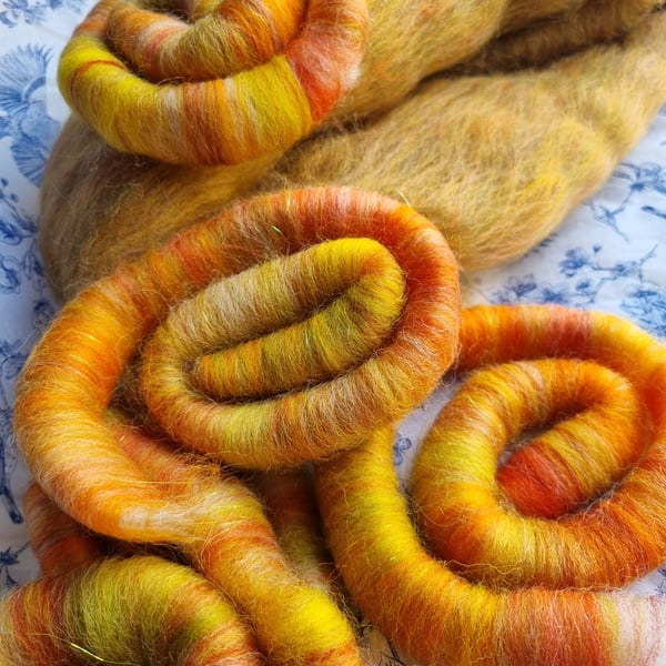 Fibre rolags