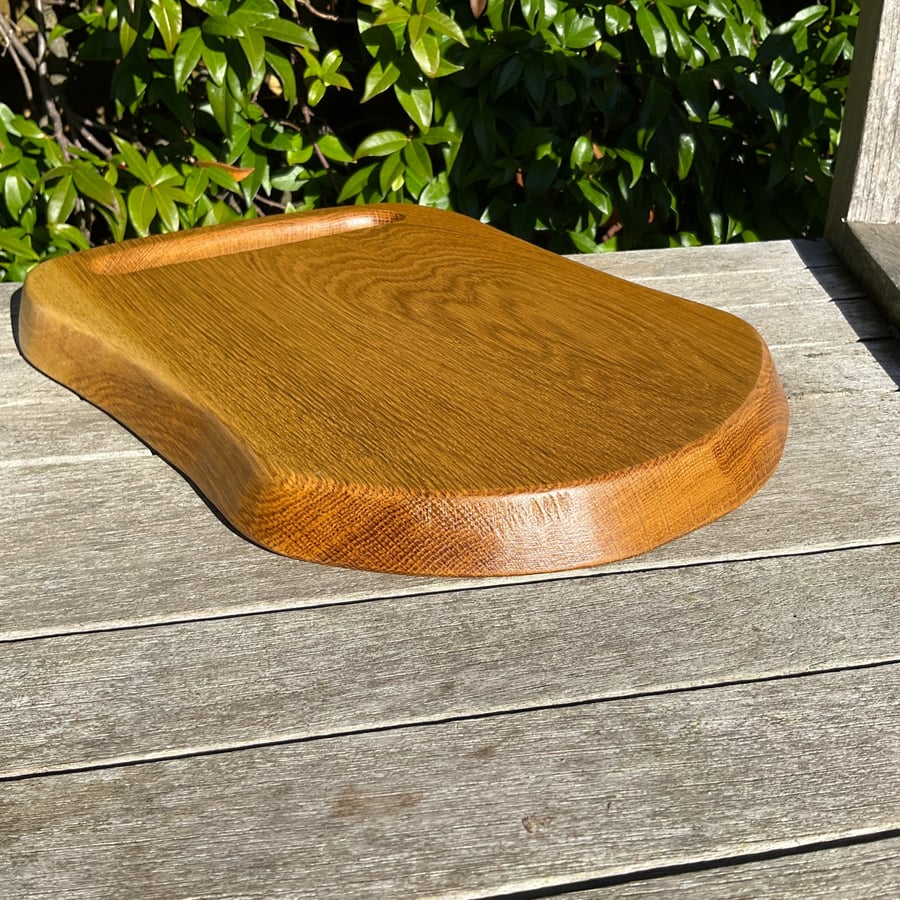 Handcrafted Oak Wood Cheese - Charcuterie Board 