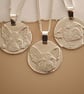 Chihuahua Necklace, Recycled Sterling Silver Pendant, Hand Engraved Pet Portrait